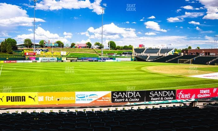Rio Grande Credit Union Field at Isotopes Park - Section 119 Seat View