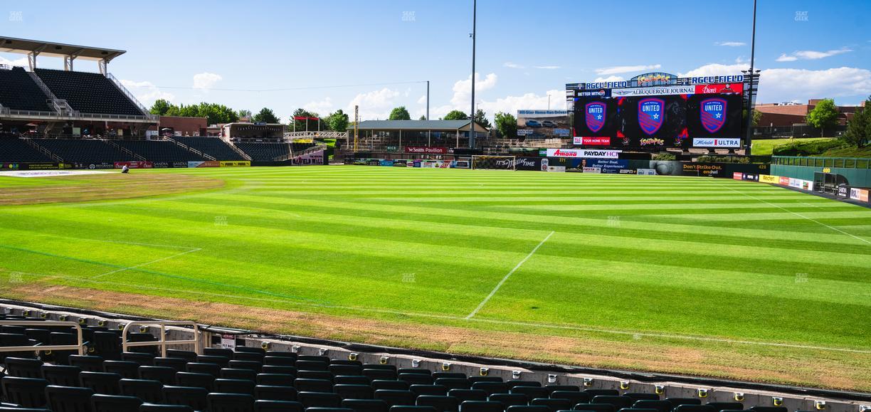 Rio Grande Credit Union Field at Isotopes Park - Section 122 Seat View