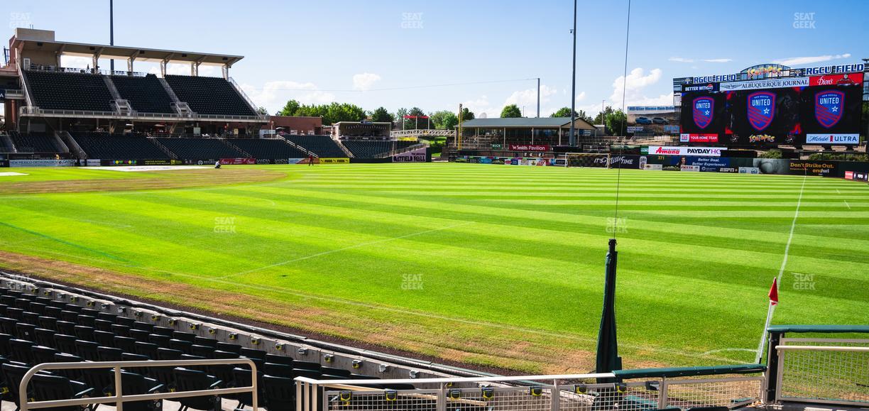 Rio Grande Credit Union Field at Isotopes Park - Section 124 Seat View