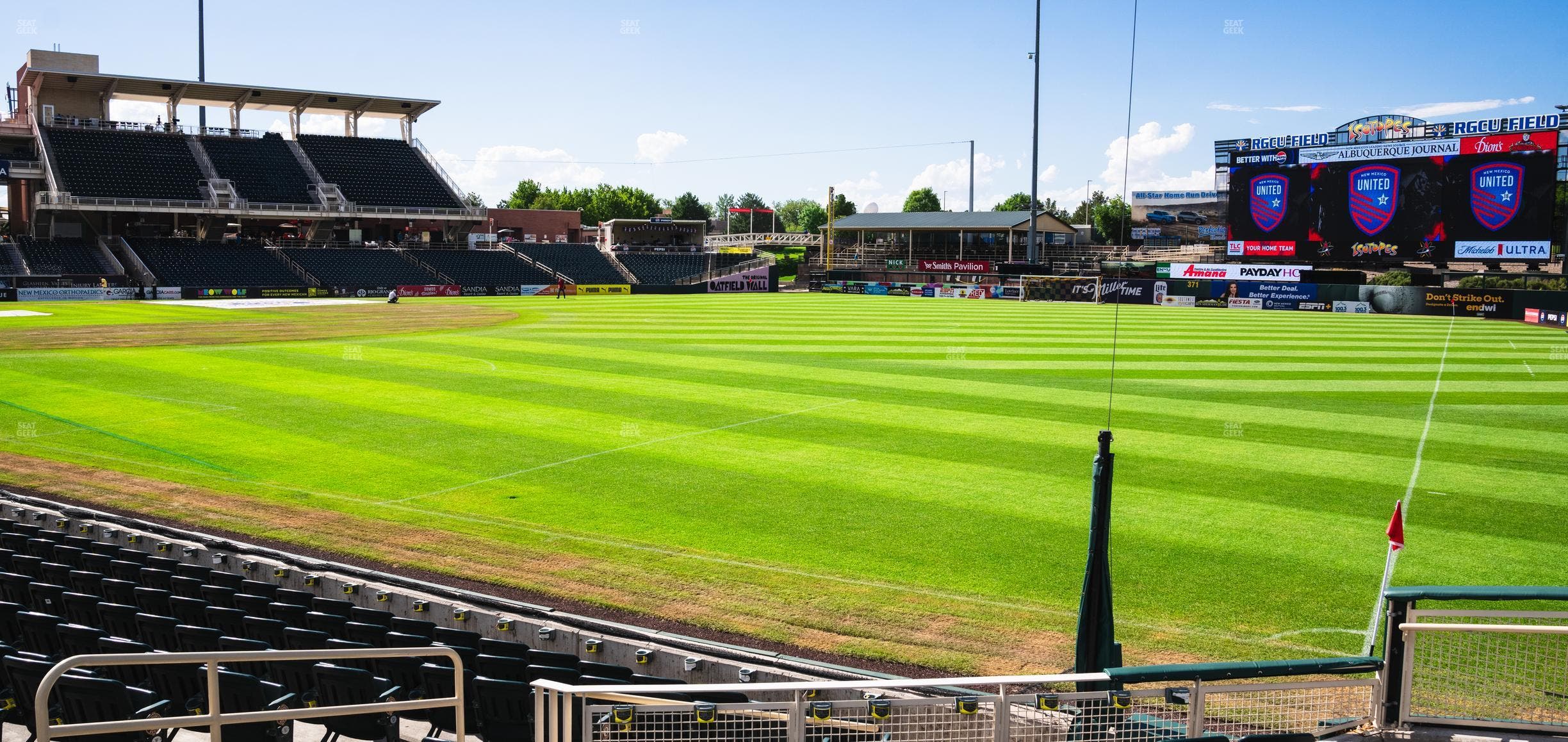 Rio Grande Credit Union Field at Isotopes Park - Section 124 Seat View
