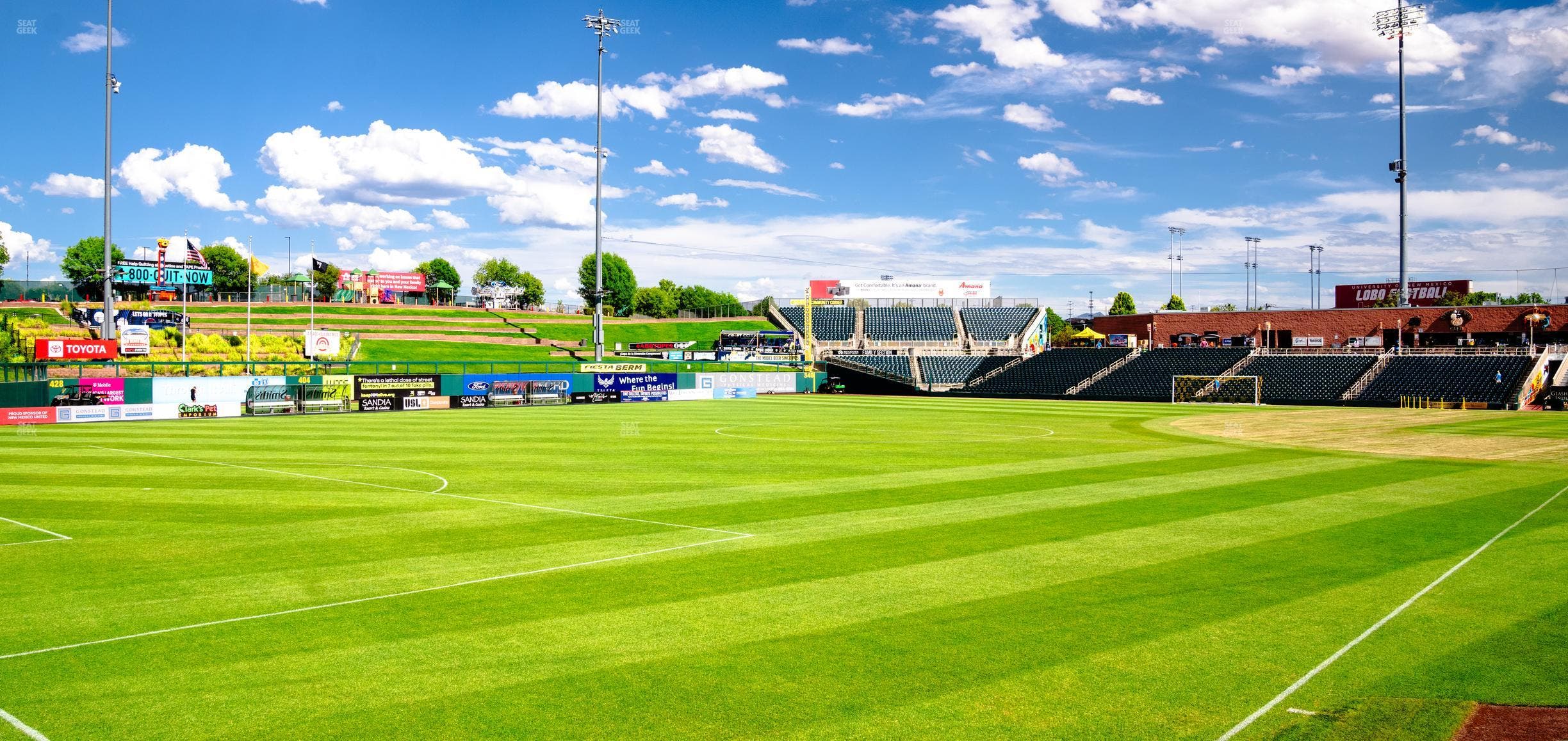 Rio Grande Credit Union Field at Isotopes Park - Section 125 Seat View