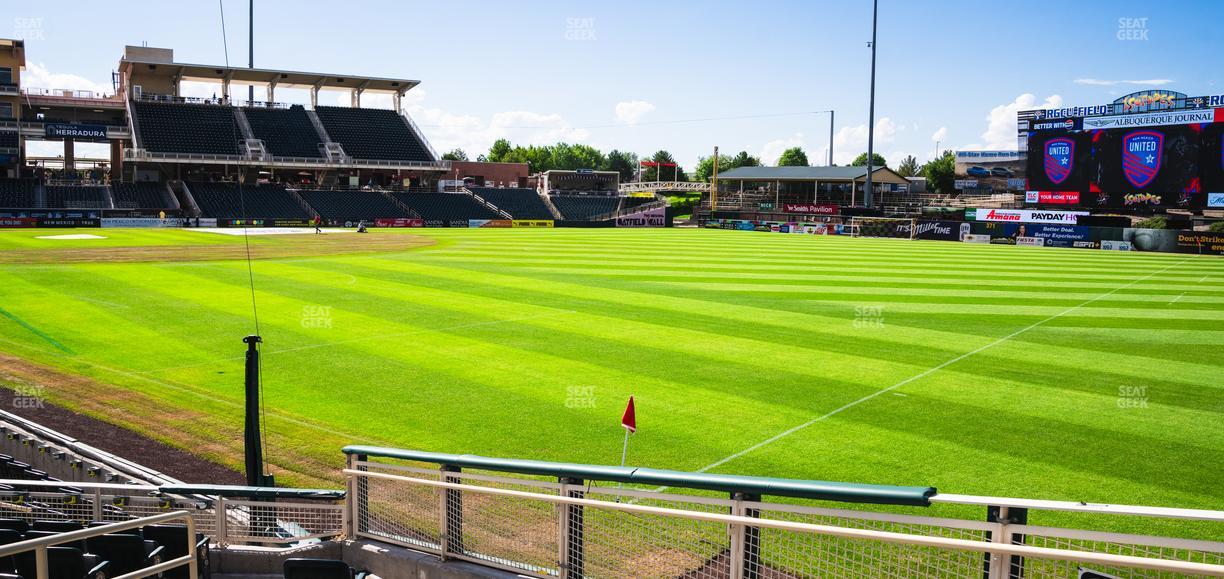 Rio Grande Credit Union Field at Isotopes Park - Section 126 Seat View