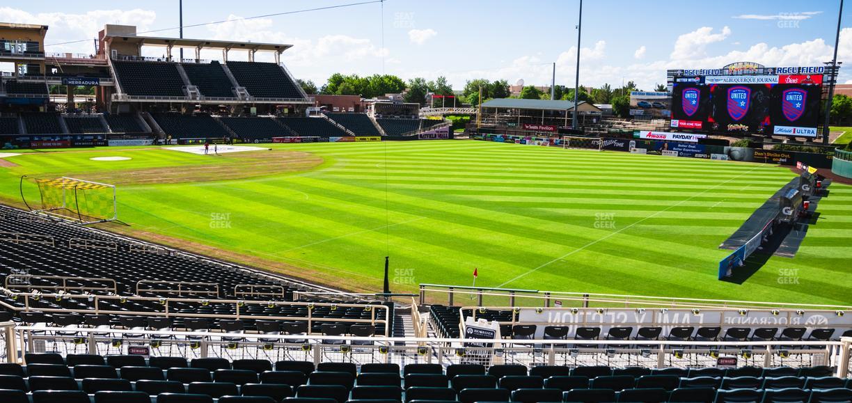 Rio Grande Credit Union Field at Isotopes Park - Section 130 Seat View