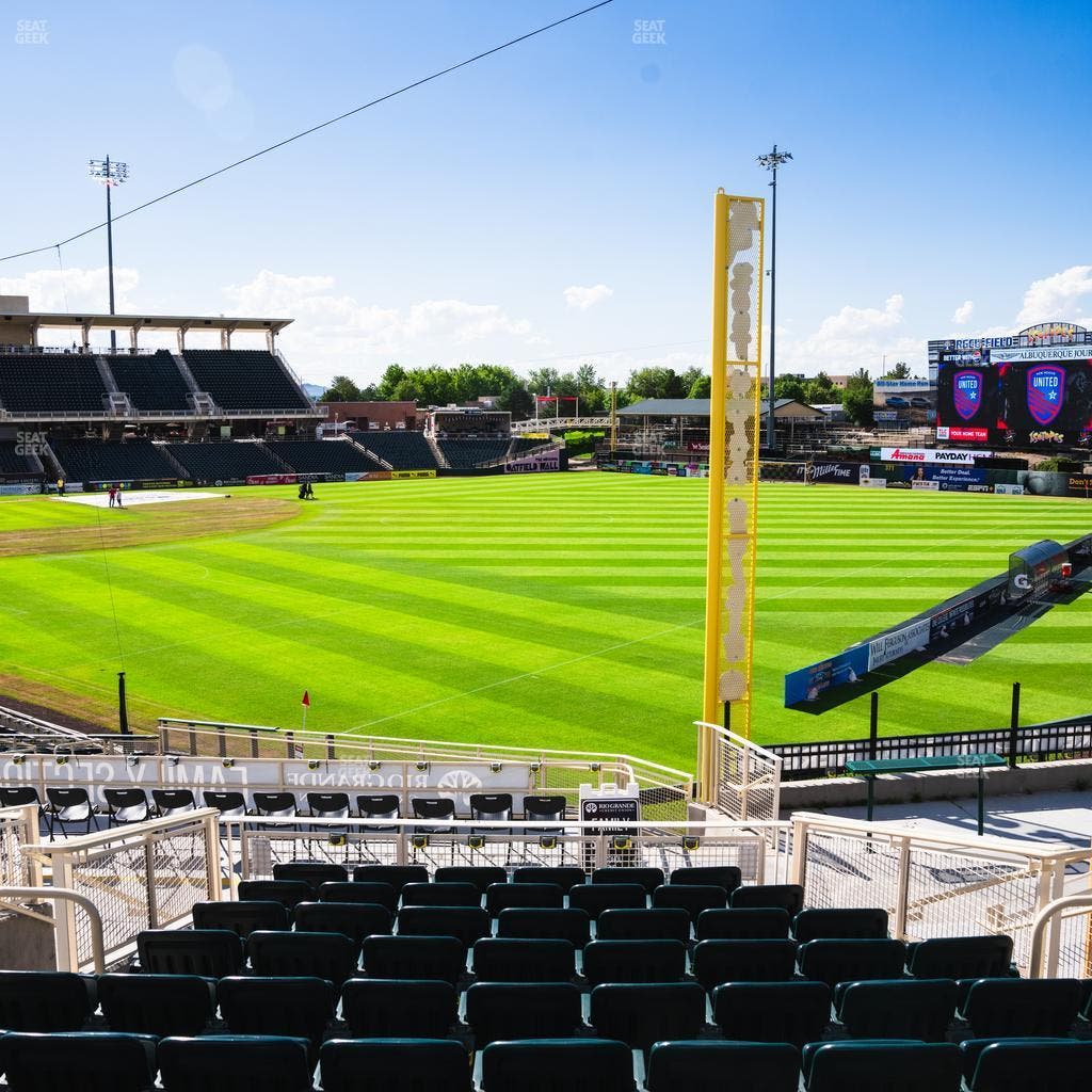 Rio Grande Credit Union Field at Isotopes Park - Section 132 Seat View