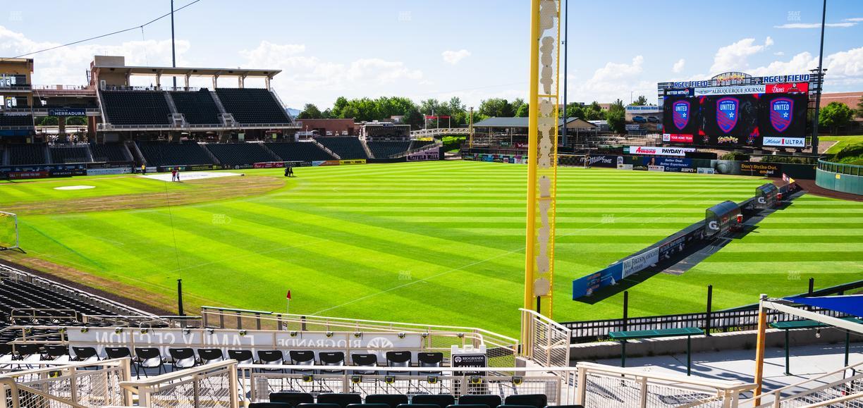 Rio Grande Credit Union Field at Isotopes Park - Section 132 Seat View