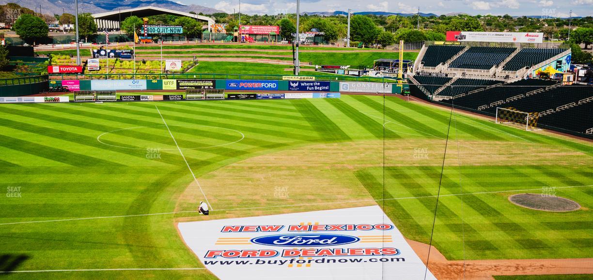 Rio Grande Credit Union Field at Isotopes Park - Section 201 Seat View
