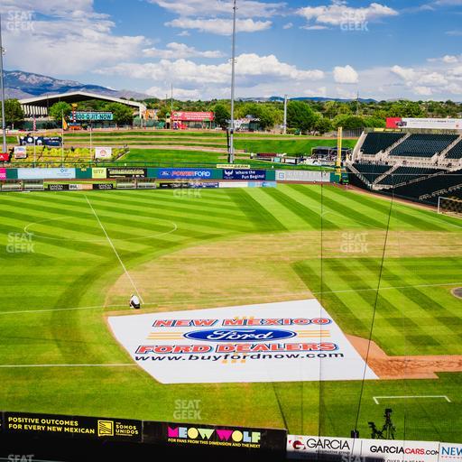 Rio Grande Credit Union Field at Isotopes Park - Section 201 Seat View