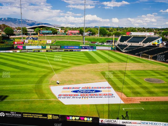Rio Grande Credit Union Field at Isotopes Park - Section 201 Seat View