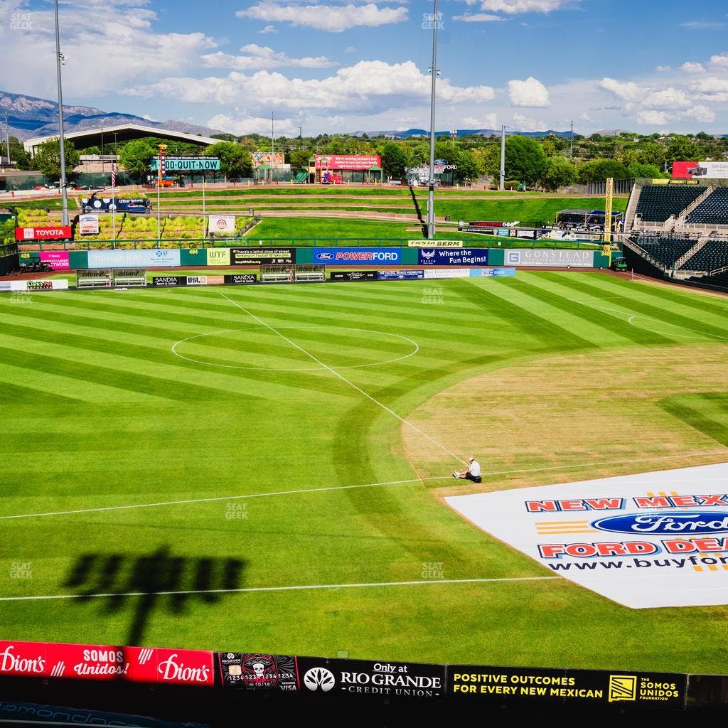 Rio Grande Credit Union Field at Isotopes Park - Section 203 Seat View