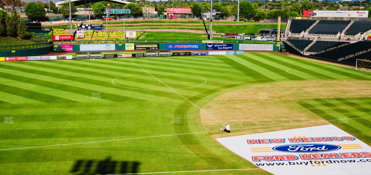 Rio Grande Credit Union Field at Isotopes Park - Section 203 Seat View