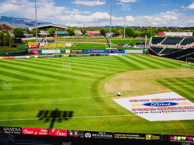Rio Grande Credit Union Field at Isotopes Park - Section 203 Seat View