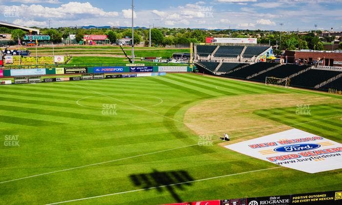 Rio Grande Credit Union Field at Isotopes Park - Section 205 Seat View