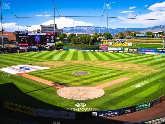 Rio Grande Credit Union Field at Isotopes Park - Section Club 300 Seat View