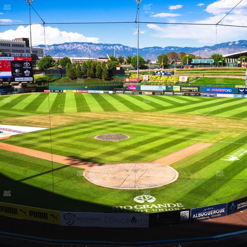 Rio Grande Credit Union Field at Isotopes Park - Section Club 301 Seat View