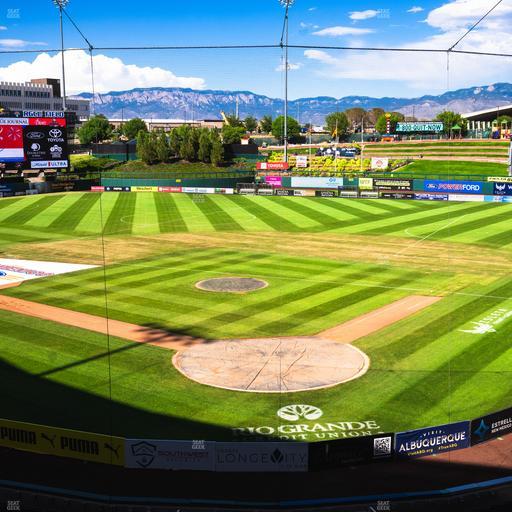 Rio Grande Credit Union Field at Isotopes Park - Section Club 301 Seat View