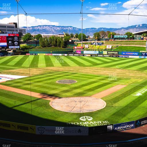 Rio Grande Credit Union Field at Isotopes Park - Section Club 301 Seat View