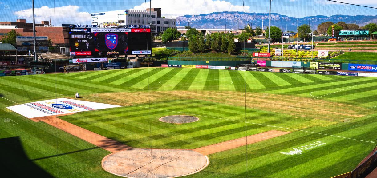 Rio Grande Credit Union Field at Isotopes Park - Section Club 302 Seat View