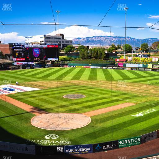 Rio Grande Credit Union Field at Isotopes Park - Section Club 302 Seat View
