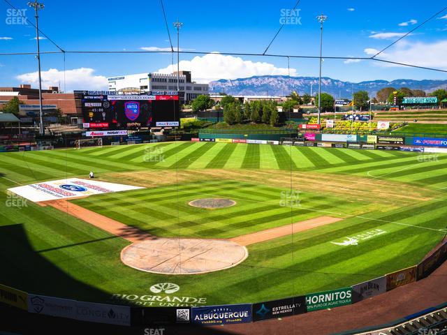 Rio Grande Credit Union Field at Isotopes Park - Section Club 302 Seat View