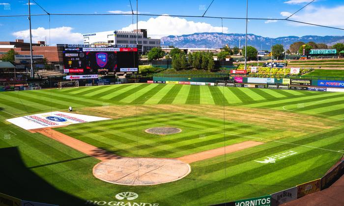 Rio Grande Credit Union Field at Isotopes Park - Section Club 302 Seat View
