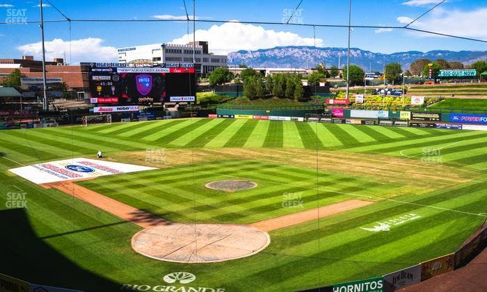Rio Grande Credit Union Field at Isotopes Park - Section Club 302 Seat View