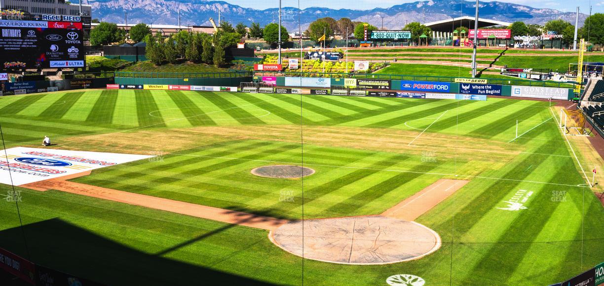 Rio Grande Credit Union Field at Isotopes Park - Section Club 303 Seat View