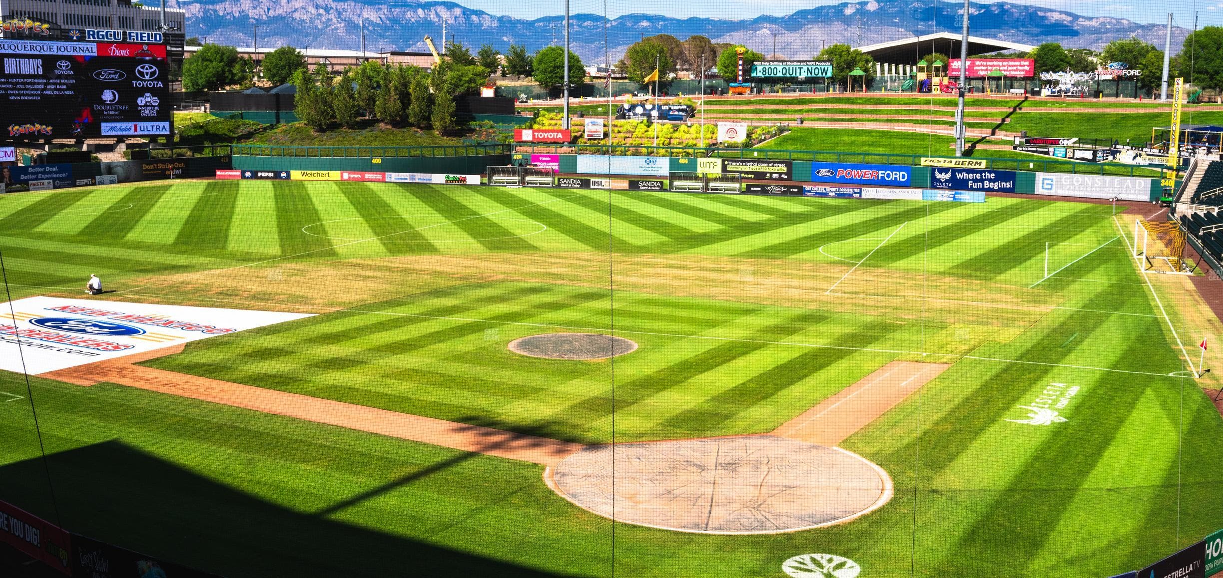 Rio Grande Credit Union Field at Isotopes Park - Section Club 303 Seat View