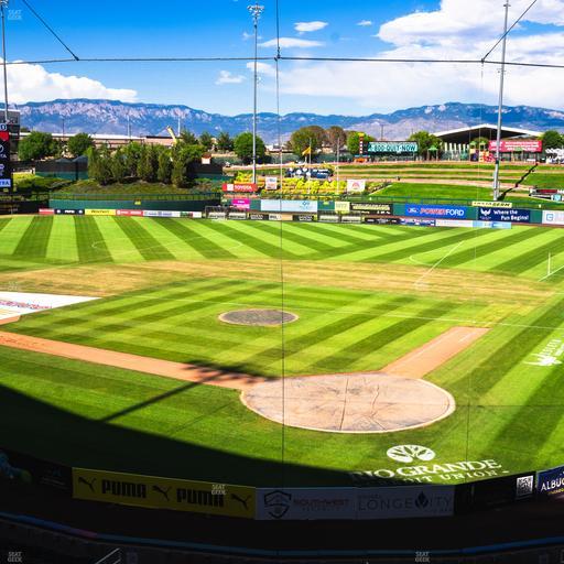 Rio Grande Credit Union Field at Isotopes Park - Section Club 303 Seat View