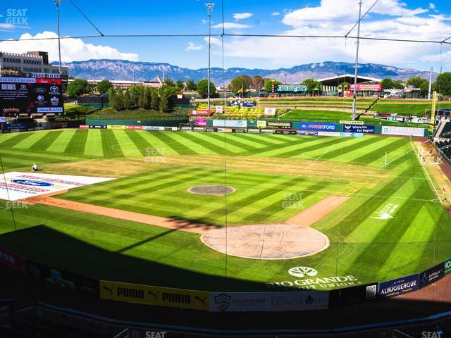 Rio Grande Credit Union Field at Isotopes Park - Section Club 303 Seat View