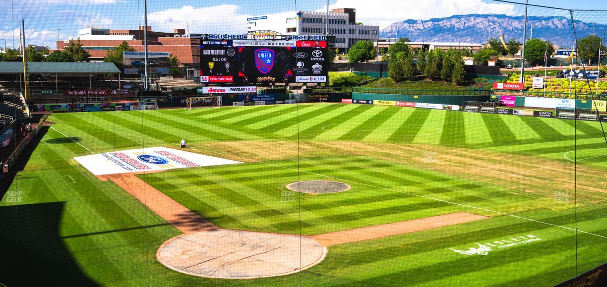 Rio Grande Credit Union Field at Isotopes Park - Section Club 304 Seat View