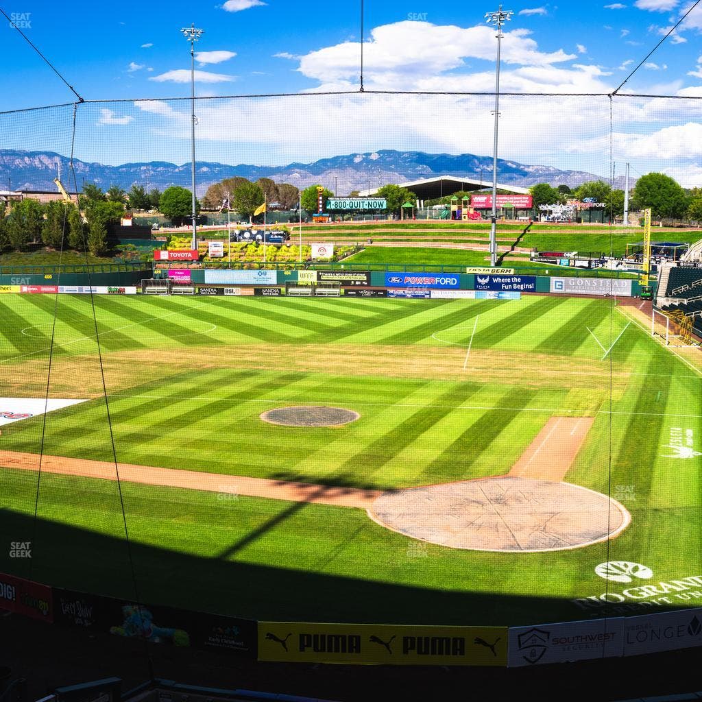 Rio Grande Credit Union Field at Isotopes Park - Section Club 305 Seat View