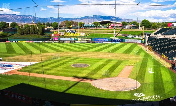 Rio Grande Credit Union Field at Isotopes Park - Section Club 305 Seat View
