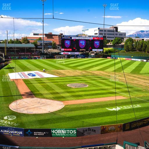 Rio Grande Credit Union Field at Isotopes Park - Section Club 306 Seat View