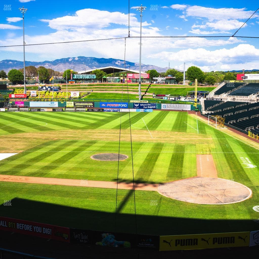 Rio Grande Credit Union Field at Isotopes Park - Section Club 307 Seat View