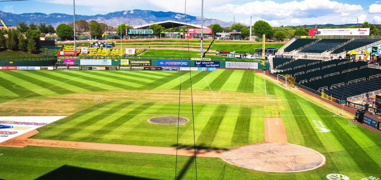 Rio Grande Credit Union Field at Isotopes Park - Section Club 307 Seat View