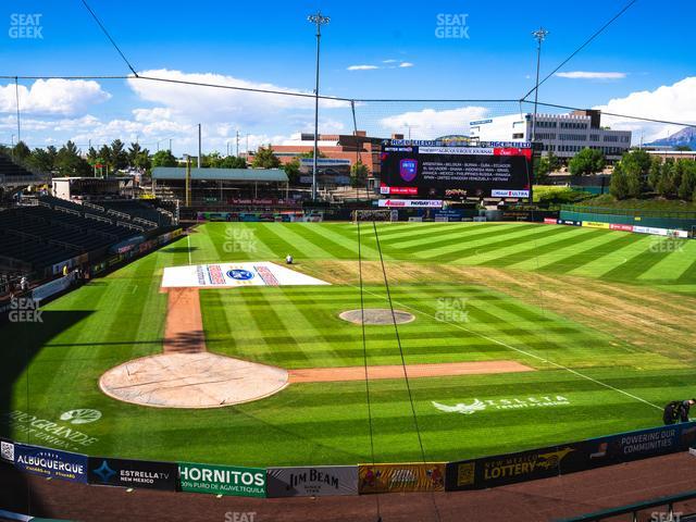 Rio Grande Credit Union Field at Isotopes Park - Section Club 308 Seat View