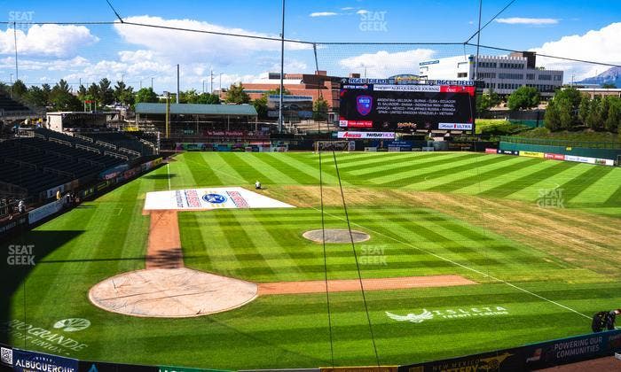 Rio Grande Credit Union Field at Isotopes Park - Section Club 308 Seat View