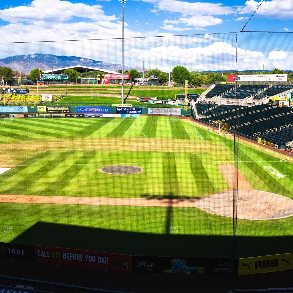 Rio Grande Credit Union Field at Isotopes Park - Section Club 309 Seat View