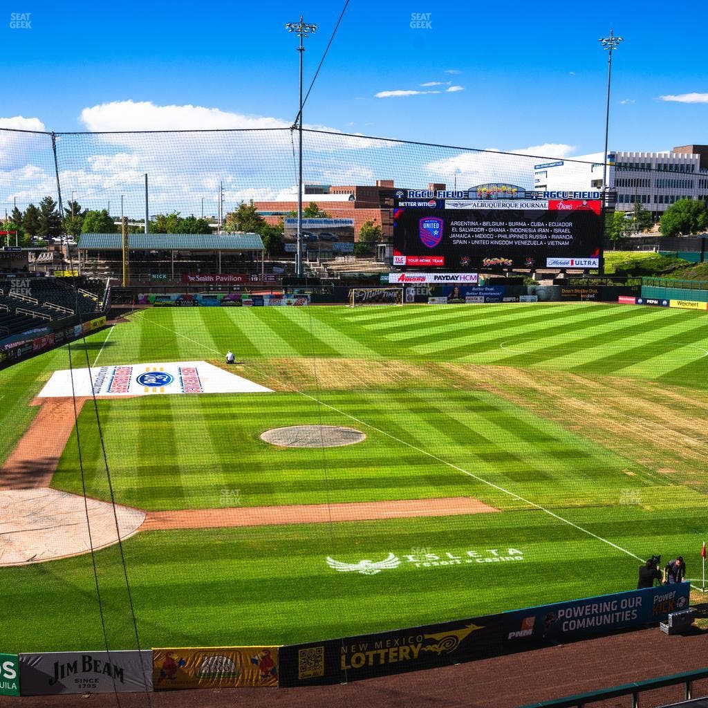 Rio Grande Credit Union Field at Isotopes Park - Section Club 310 Seat View
