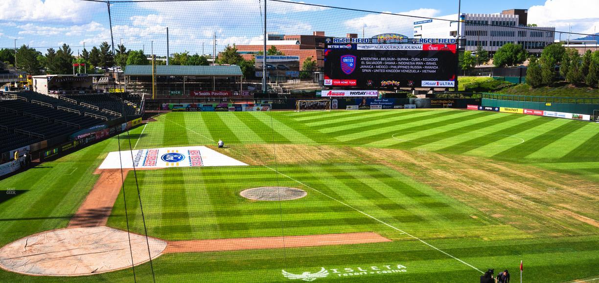 Rio Grande Credit Union Field at Isotopes Park - Section Club 310 Seat View
