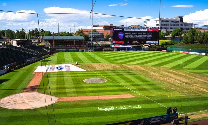 Rio Grande Credit Union Field at Isotopes Park - Section Club 310 Seat View