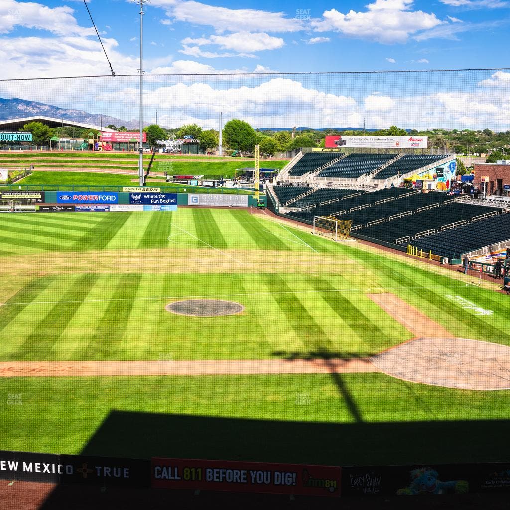 Rio Grande Credit Union Field at Isotopes Park - Section Club 311 Seat View