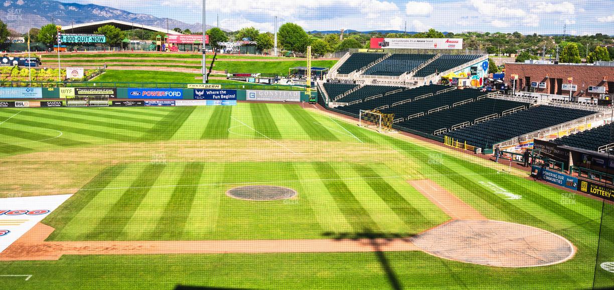 Rio Grande Credit Union Field at Isotopes Park - Section Club 311 Seat View