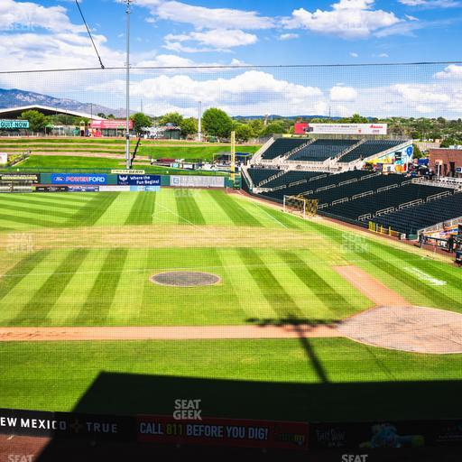 Rio Grande Credit Union Field at Isotopes Park - Section Club 311 Seat View