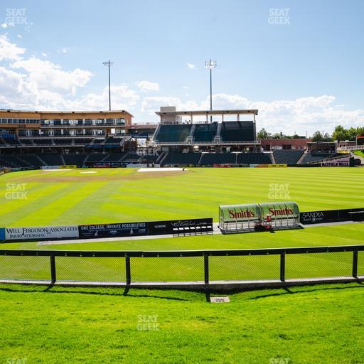 Rio Grande Credit Union Field at Isotopes Park - Section Ga Berm Seating Seat View