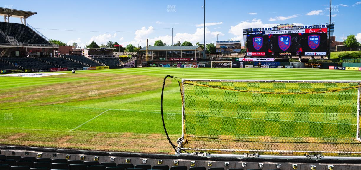 Rio Grande Credit Union Field at Isotopes Park - Section Ga Supporters Seat View