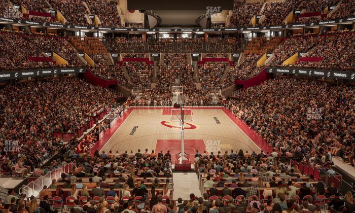 Rocket Arena - Section 101 Seat View