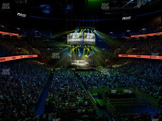 Rocket Arena - Section 102 Seat View Rocket Arena - Section 102 Seat View