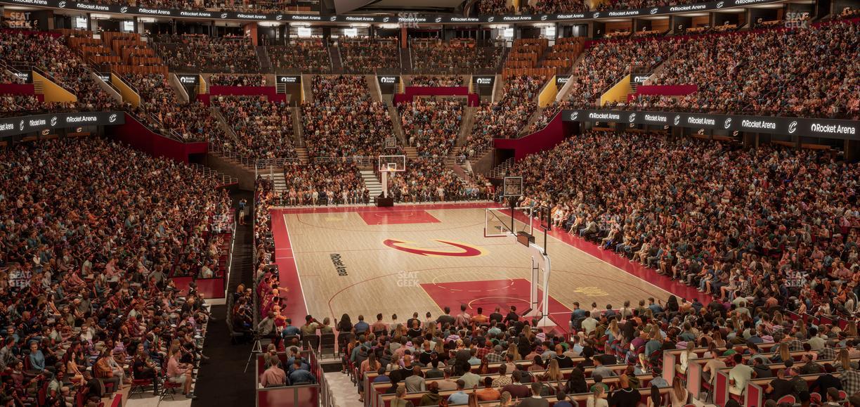 Rocket Arena - Section 102 Seat View