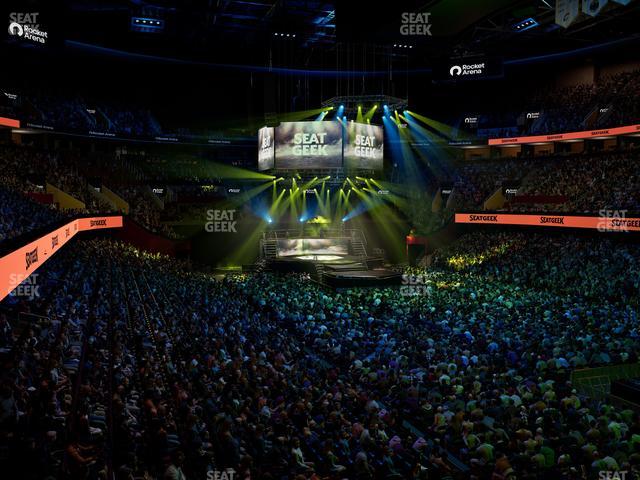 Rocket Arena - Section 104 Seat View Rocket Arena - Section 104 Seat View